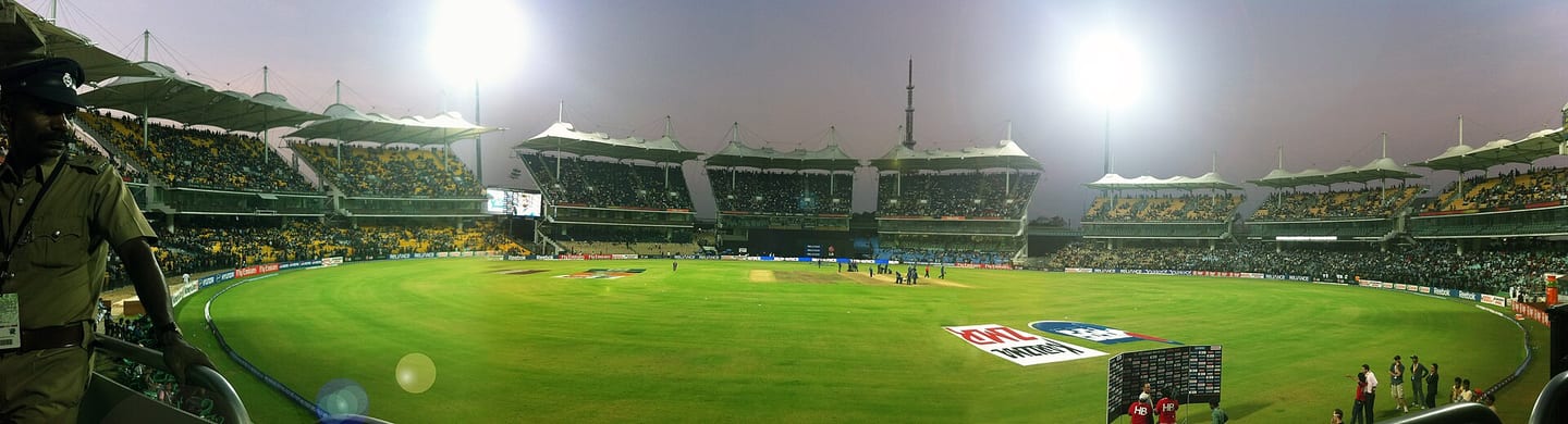 MA Chidambaram Stadium (Chepauk) (Photo: Prasad1287, CC BY-SA 3.0)