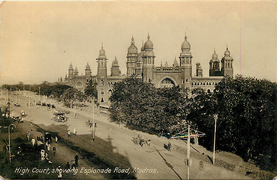 Madras High Court (Photo: Wikimedia Commons contributors, CC BY-SA 4.0)